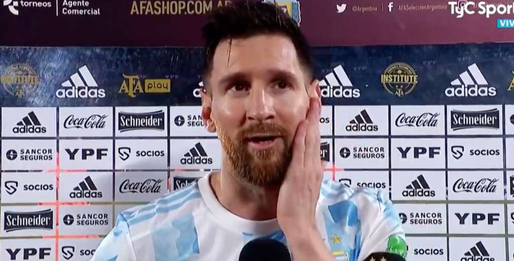 Messi: "Tenemos a uno de los mejores del mundo"