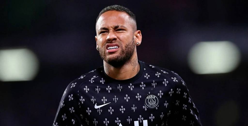 Neymar está lesionado y no juega por la Champions