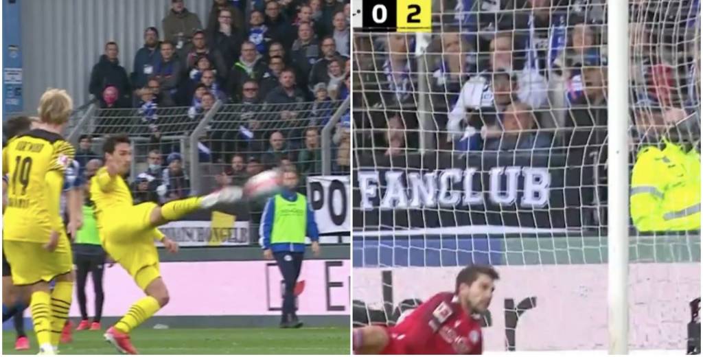 Zizou reencarnó en Hummels: Tremendo gol de volea del defensor alemán
