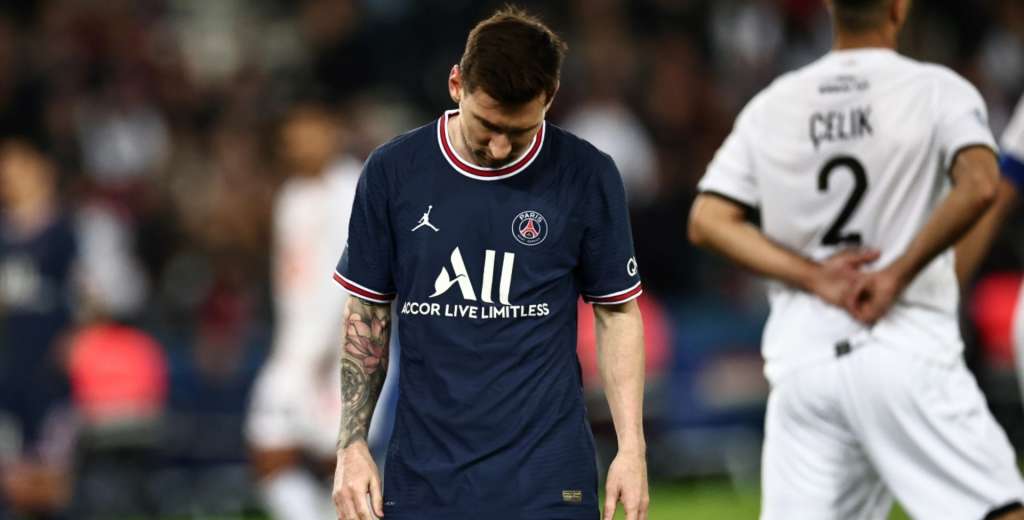 Messi dejó la peor imagen en el PSG: tuvo que salir en el entretiempo