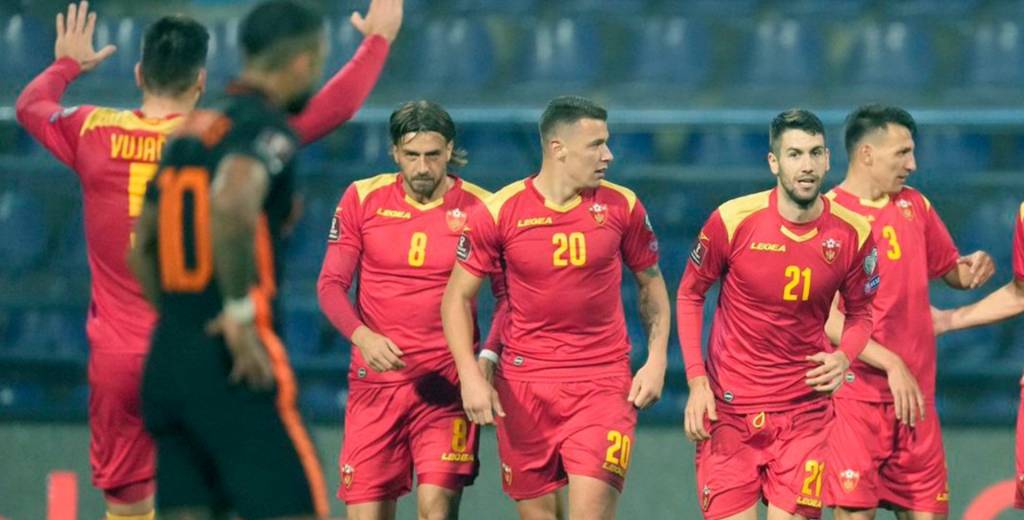 Países Bajos ganaba 2-0 y Montenegro se lo empató sobre el final