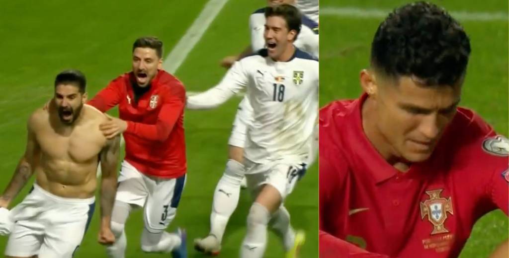 Serbia le ganó a Portugal, clasificó al Mundial y dejó llorando a Cristiano