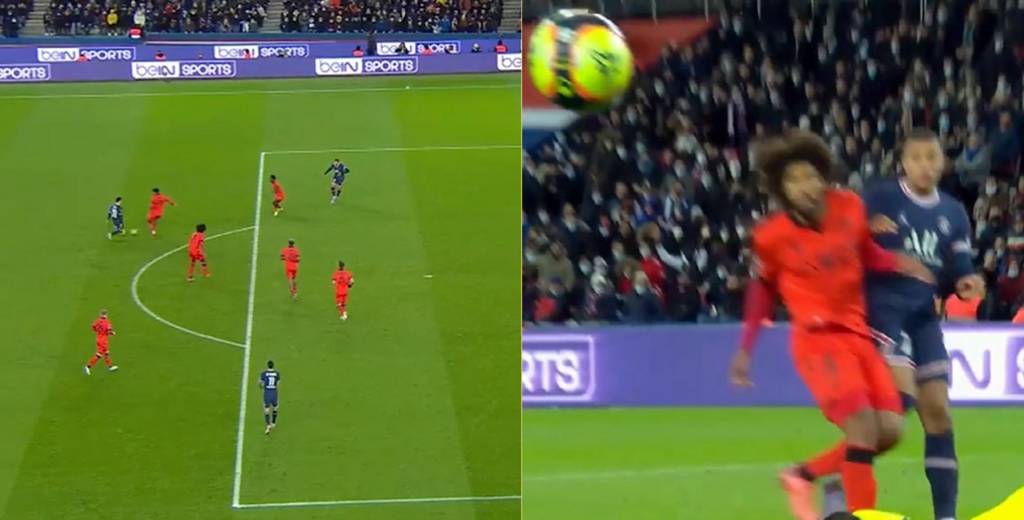 ¡Increíble!: Messi le sirvió el gol y Mbappé le erró al arco