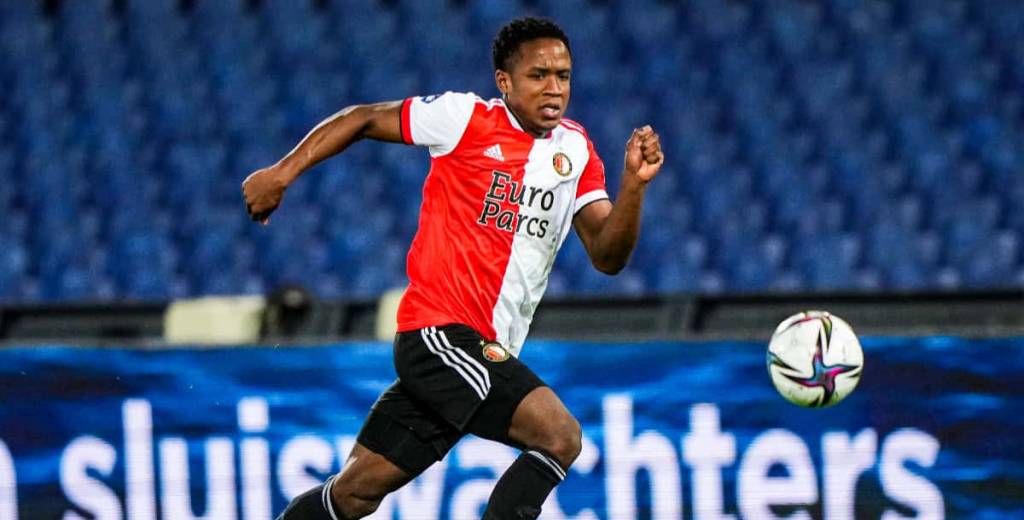 Nuevo doblete del colombiano Luis Sinisterra para el Feyenoord