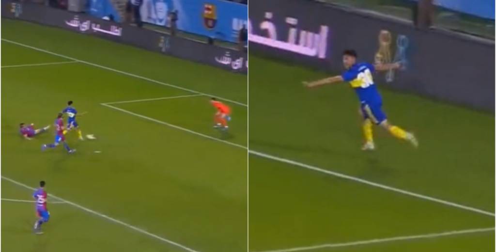 La joya de Boca no perdonó al FC Barcelona: mano a mano y gol