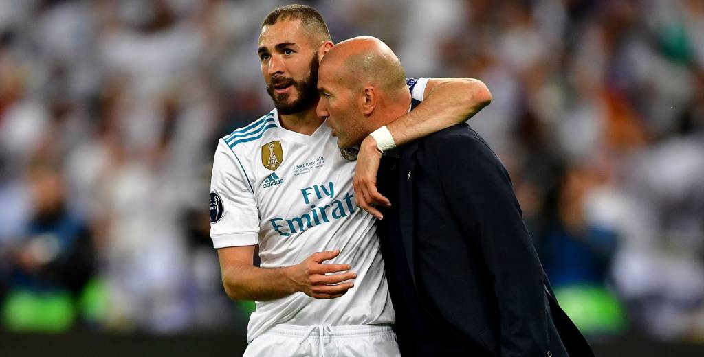 Quieren juntar a Zidane y Benzema para el 2022