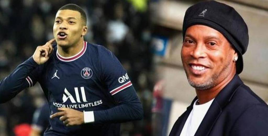 Ronaldinho le mete presión a Mbappé con PSG