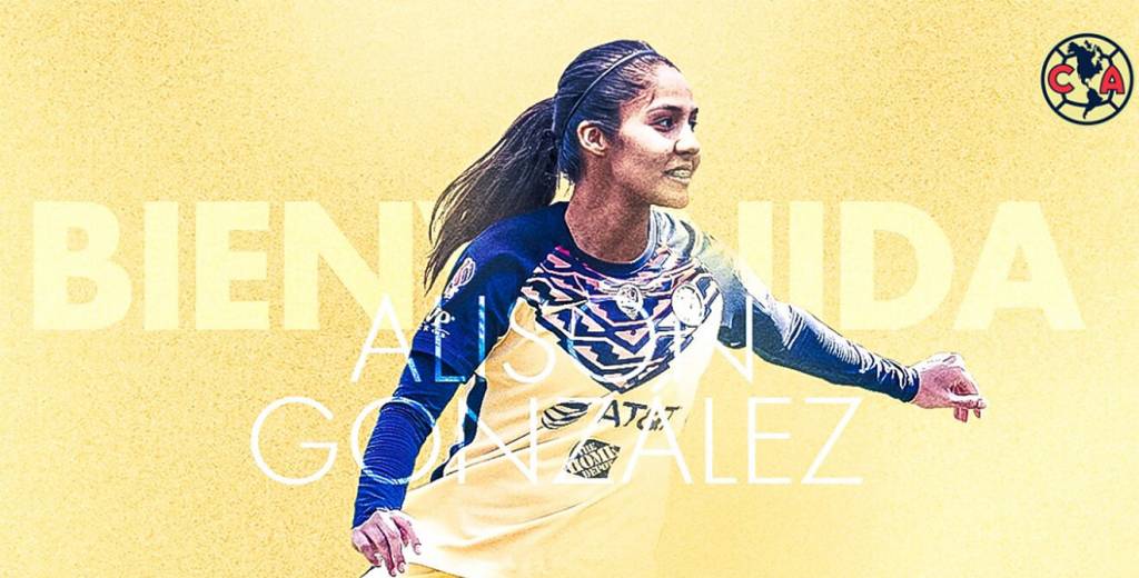 Alison González, la máxima goleadora del Atlas se incorporó al América 