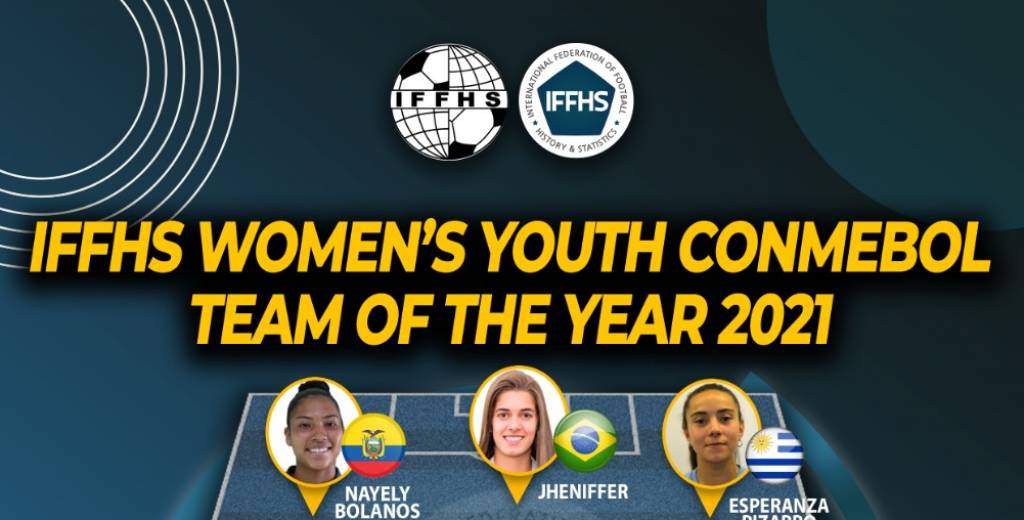 Brasil arrasó en el "11 ideal de jugadoras jóvenes Conmebol" de la IFFHS