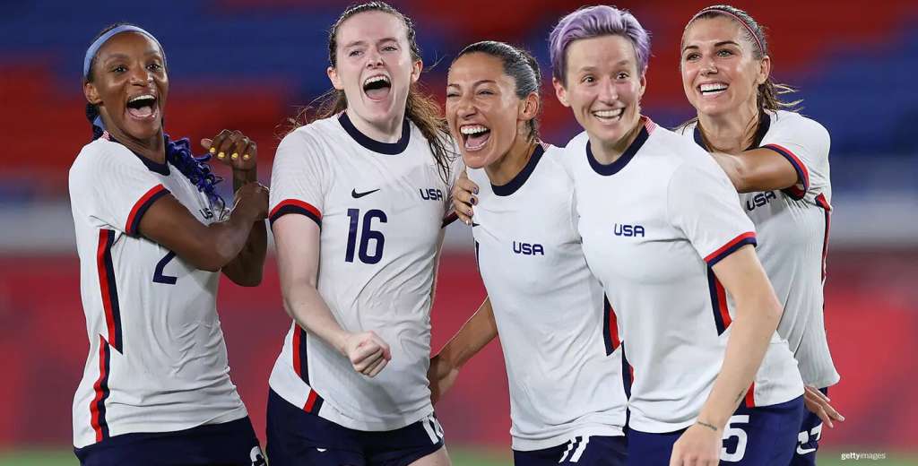 Histórico: EEUU igualará el salario de mujeres y hombres en el fútbol