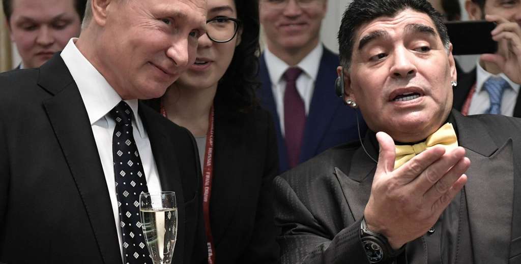 Así era Maradona: El día que trató a Putin como uno más