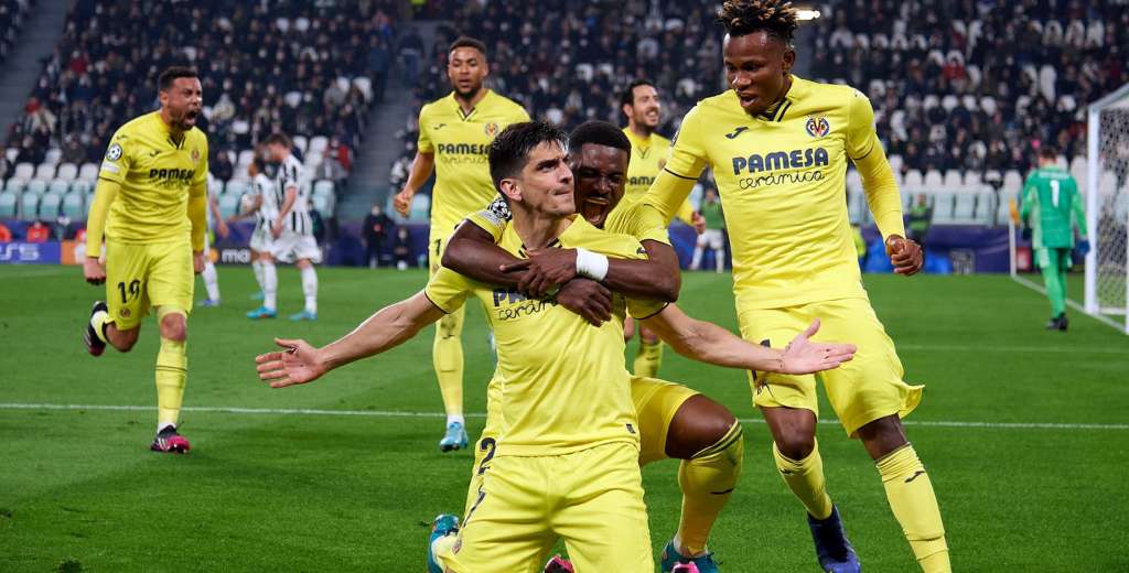 Histórica paliza del Villarreal en Champions: goleó 3-0 a Juventus y lo eliminó