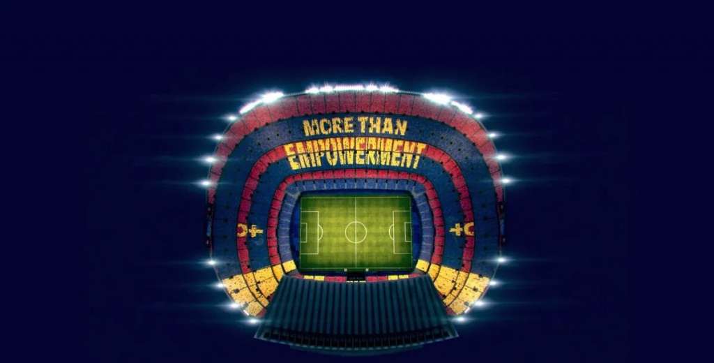 El Barça exhibirá increíble mosaico en el partido de vuelta por la Champions