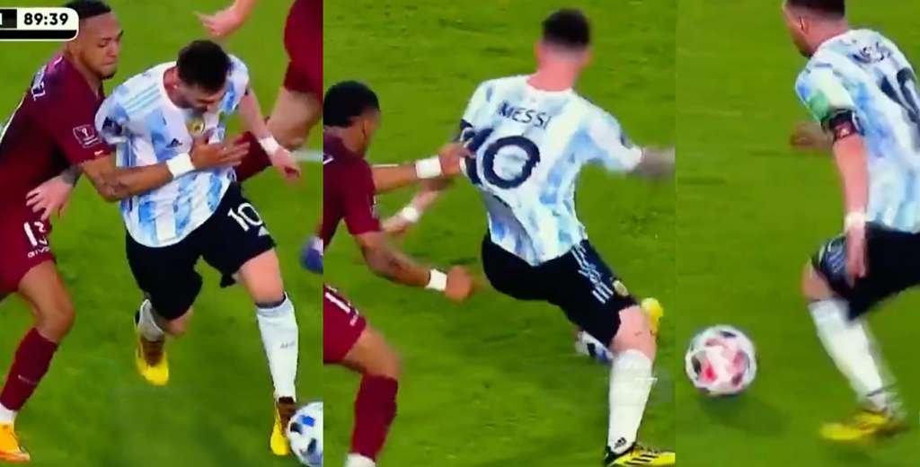 La brutal jugada de Messi a los 90 minutos contra Venezuela 