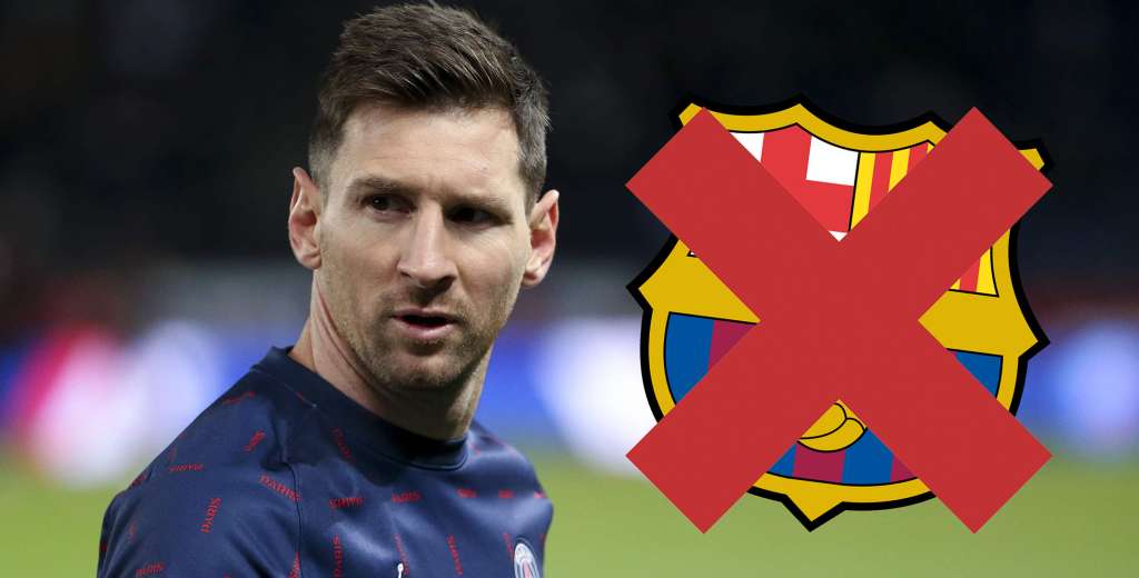 No lo quiere a Messi y avisó: "No va a volver al Barcelona"
