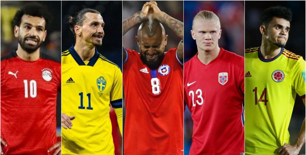 17 grandes estrellas que estarán ausentes del Mundial de Qatar 2022