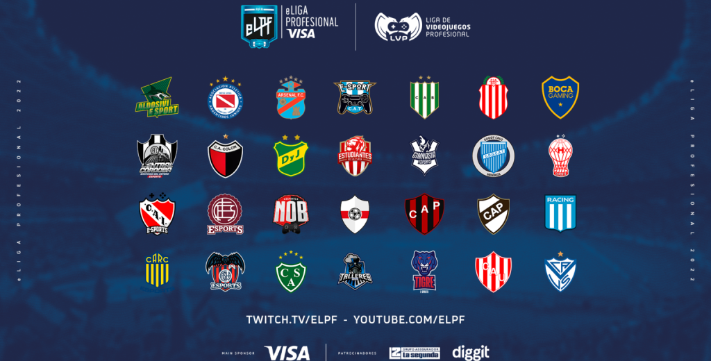 La eLPF VISA sale a la cancha con el torneo más importante de FIFA22 