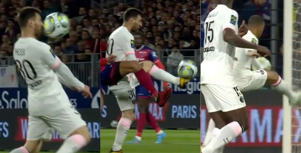 Messi la paró de pecho, puso un pase genial y Mbappé metió un golazo