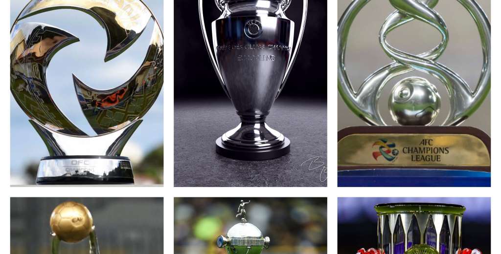 Los clubes más ganadores del torneo más importante de cada continente