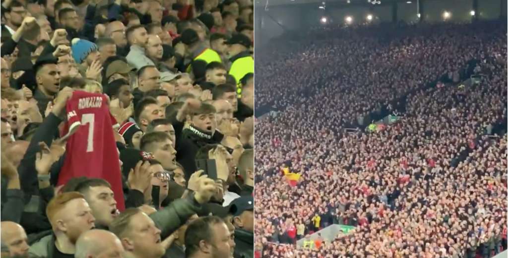 Histórico: la hinchada de Liverpool ovaciona a Cristiano al minuto 7