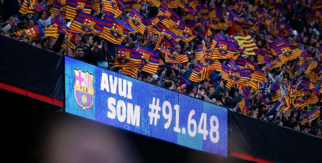 El Barça marcó un nuevo récord de asistencia: ¡91.648 espectadores!