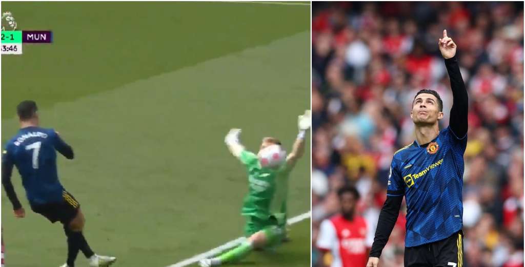Sigue golpeado: Cristiano metió su gol al Arsenal y conmovió con su festejo
