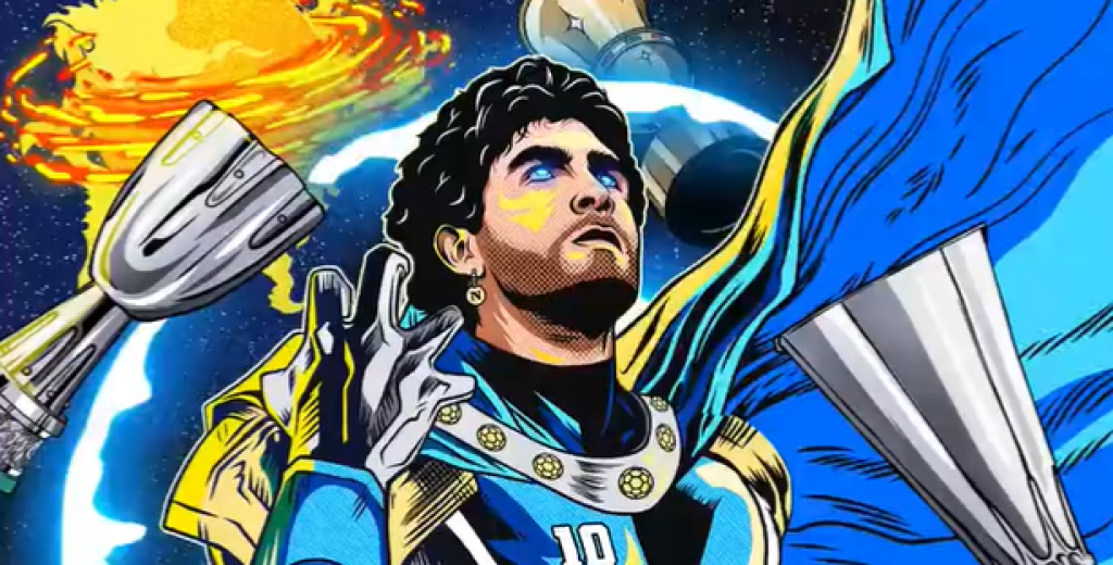 Brillante: el homenaje de Napoli a Maradona por el "Día del Superhéroe"