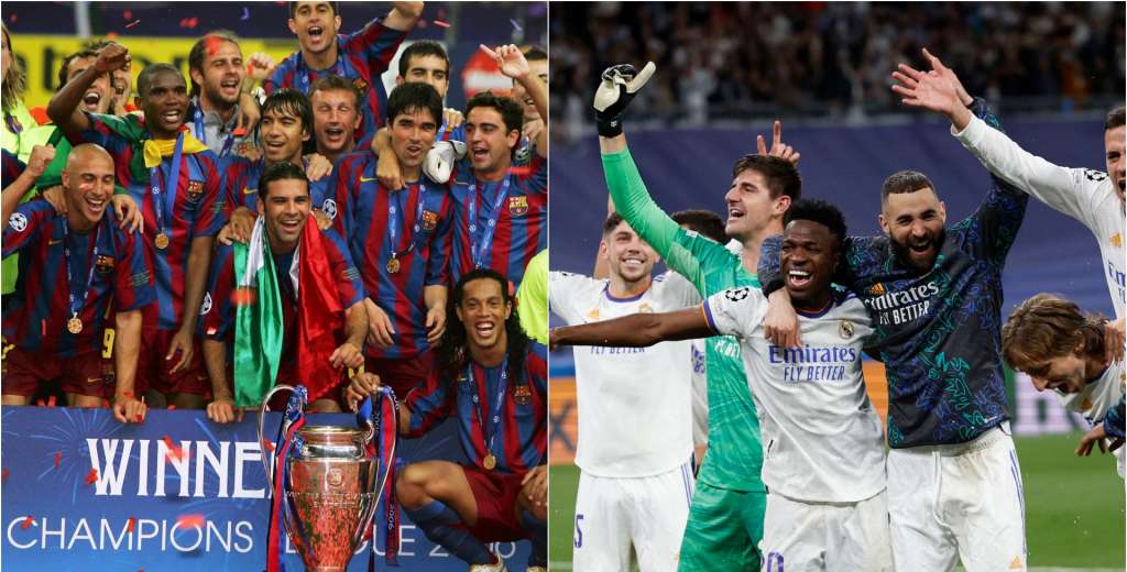 Ganó todo, pero todo con FC Barcelona: festejó el triunfo del Real Madrid