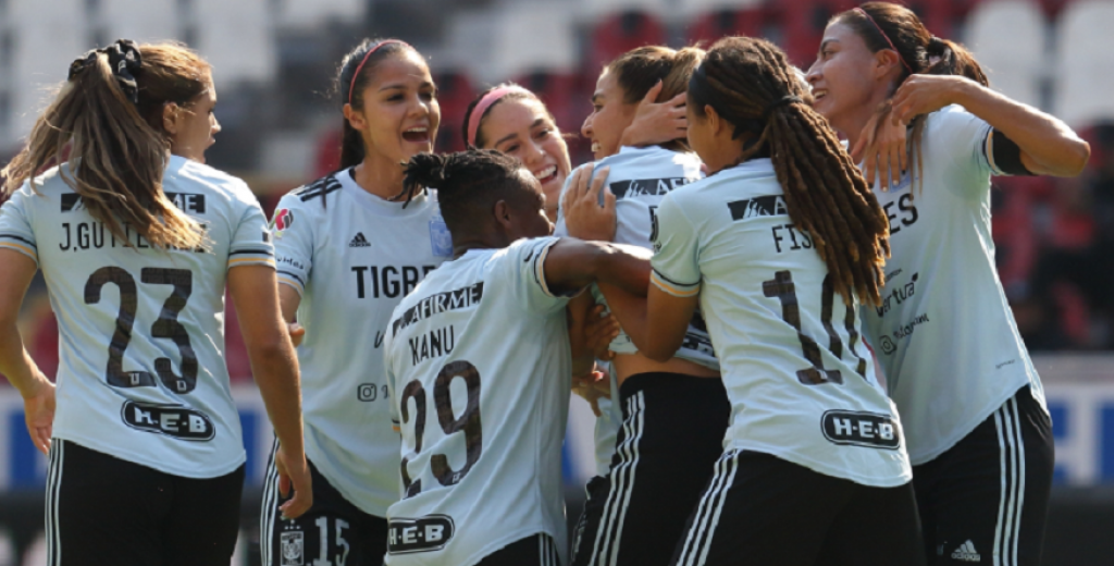  Liga MX femenil: Tigres aplastó a Atlas con una lluvia de goles 