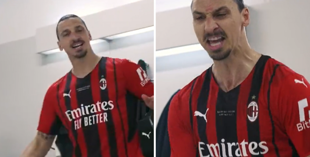 AC MILAN IS ITALY: Zlatan Ibrahimovic's emotional team talk after Scudetto win
