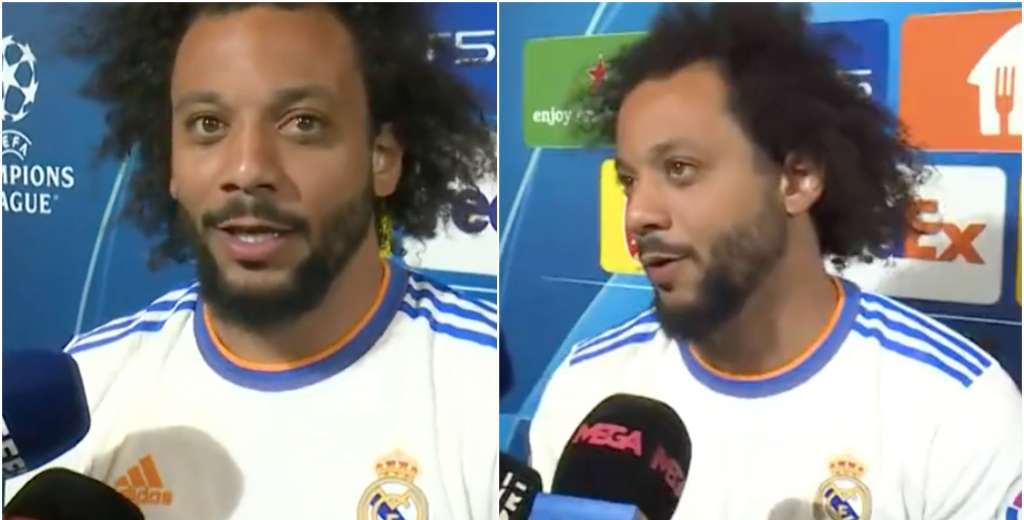 Y en medio de la alegría, Marcelo confesó: "Me voy del Real Madrid"