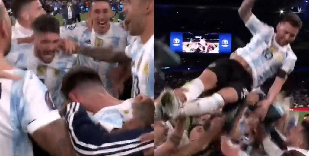 Argentina salió campeón y todos fueron a buscar a Messi: así reaccionó