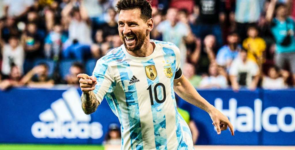 Brillante, espectacular, maravilloso...Hat-trick de Messi ante Estonia