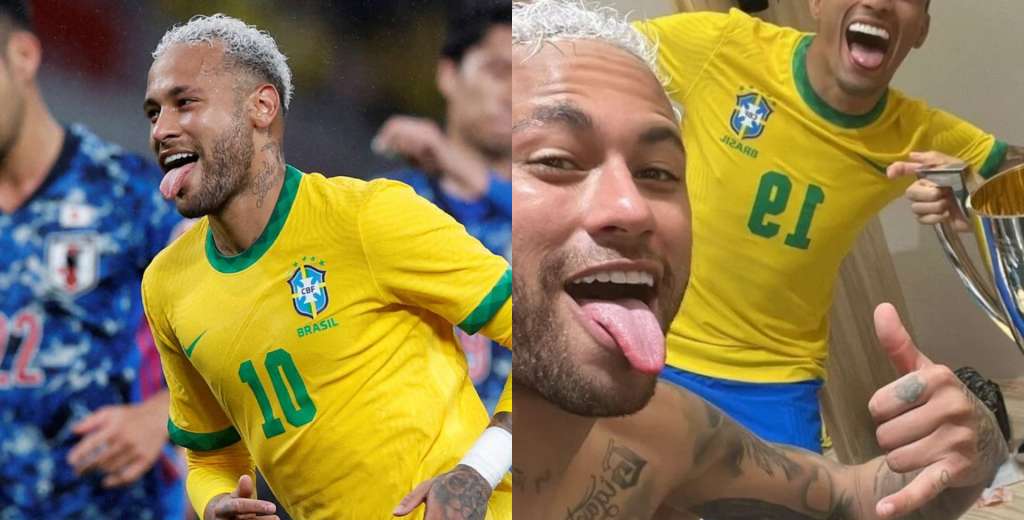 Neymar utilizó sus redes para burlarse de los jugadores argentinos