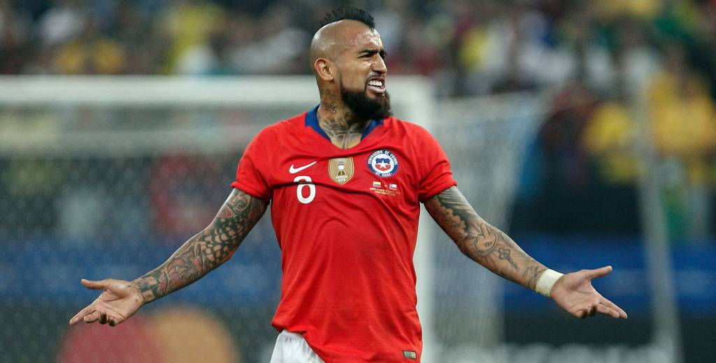 Vidal hizo un golazo para Chile... Y el VAR también se lo anuló 