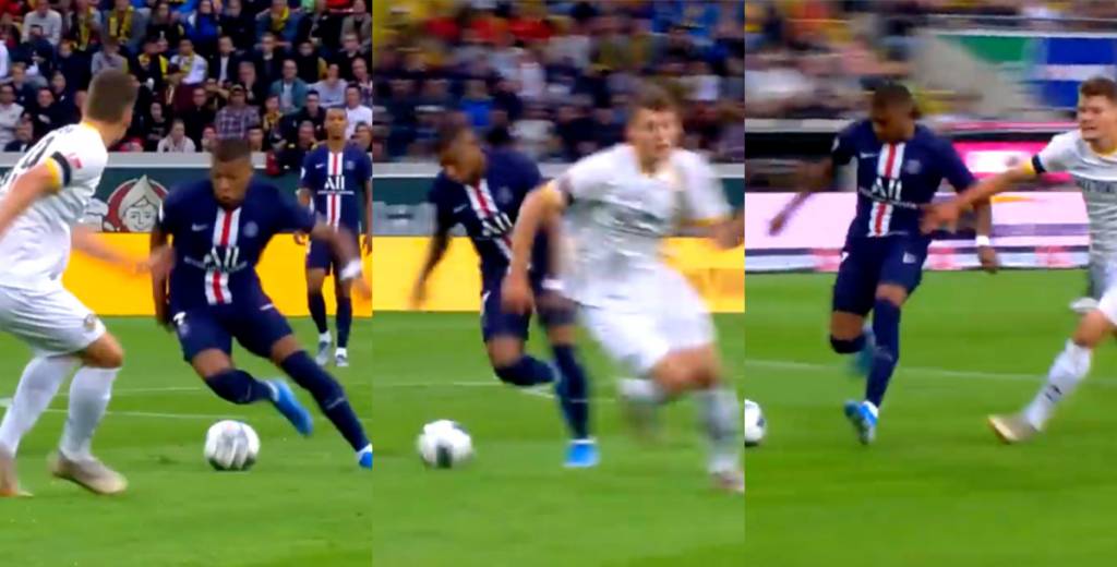 Primer partido del PSG, iban sólo 5 minutos y Mbappé hace esta locura