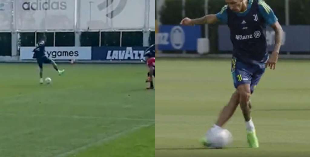 Di María ya empieza a brillar en Juve: golazo de taco y asistencia de rabona