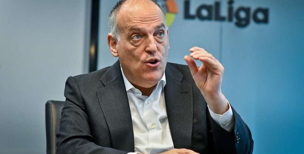 "On the right track": Javier Tebas praises the work Barcelona have done