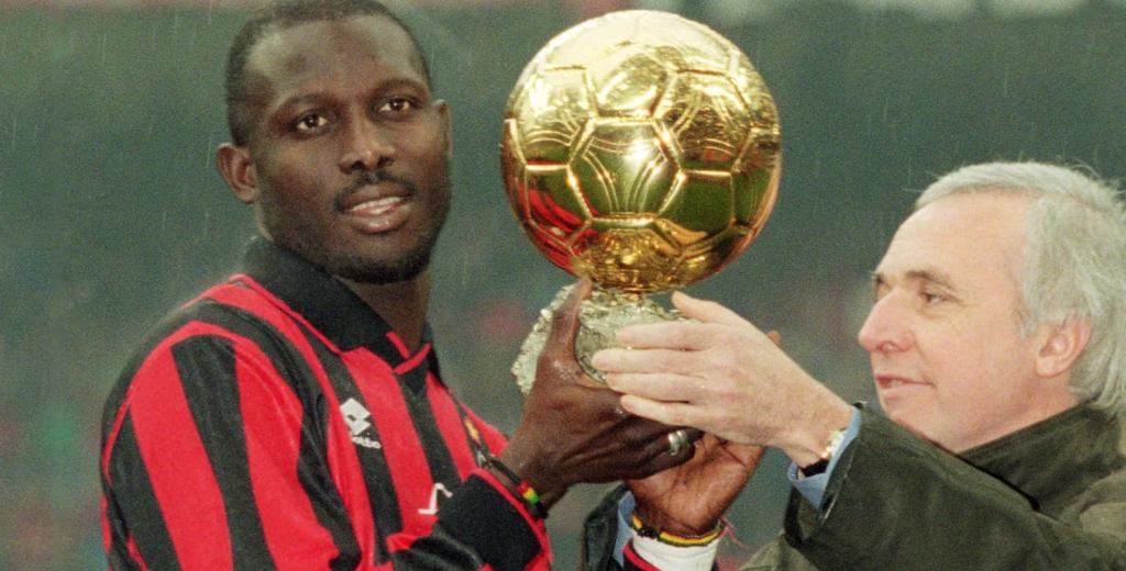 George Weah, the first non-European to win the Ballon d'Or