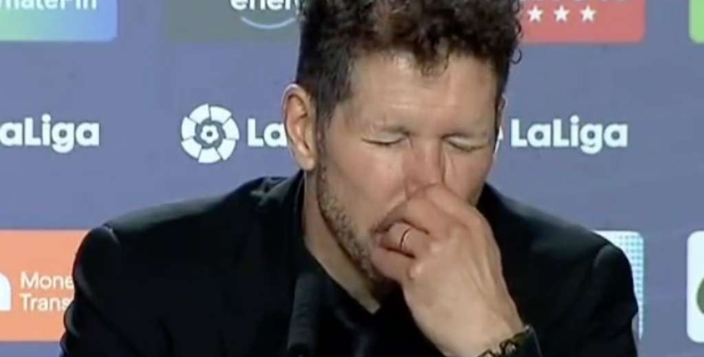 The SHOCKING image that an exhausted Simeone left after the Madrid Derby