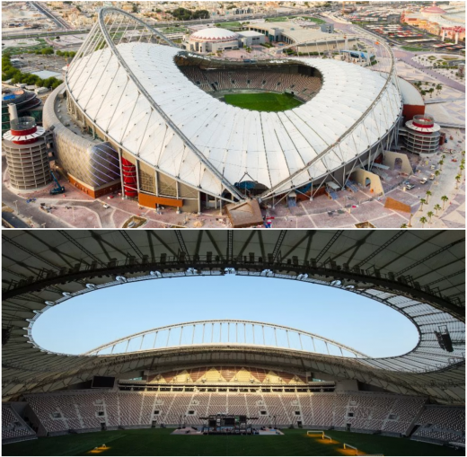 Histórico estadio qatarí casa de su selección