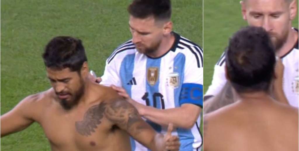 Le sacaron el sueño: así le quedó la firma de Messi en la espalda del fanático