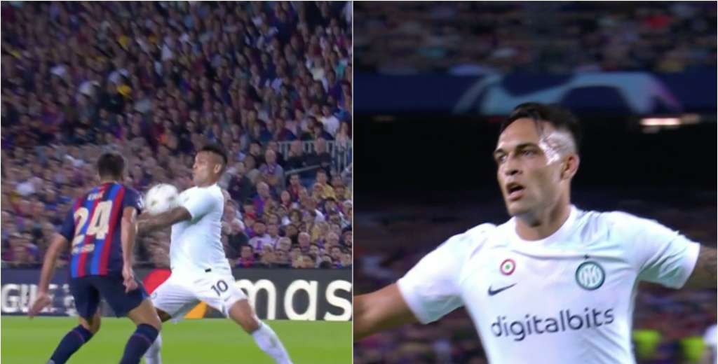 Un fuera de serie: Lautaro Martínez reventó el Camp Nou con un golazo