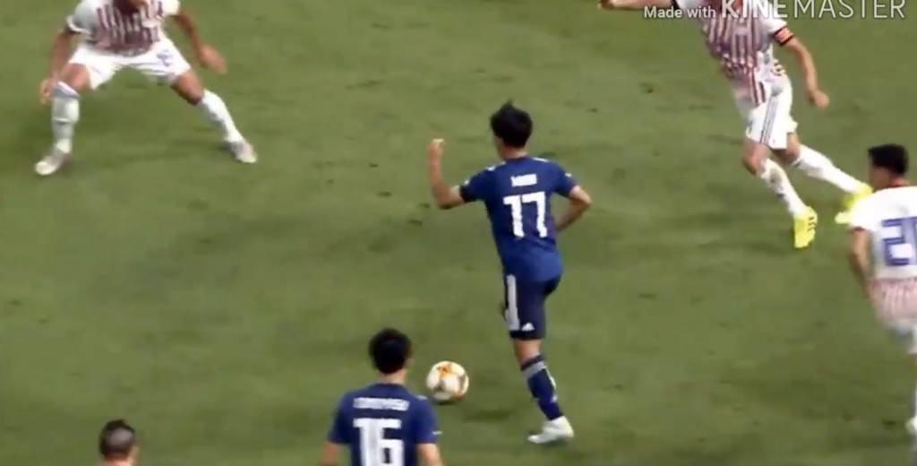 La gran jugada de Kubo en el amistoso de Japón con Paraguay