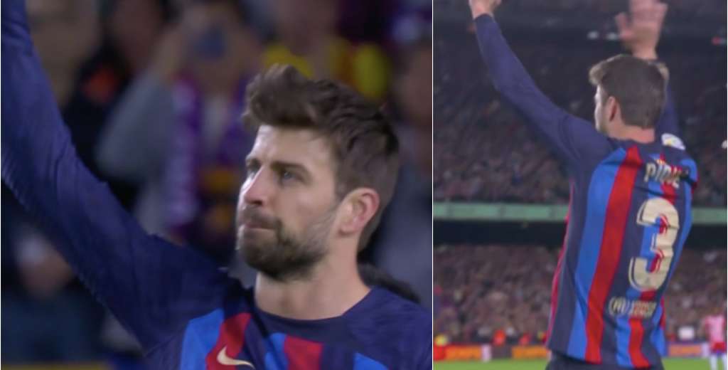 Histórico: entre lágrimas, Gerard Piqué se retiró del fútbol en el Camp Nou