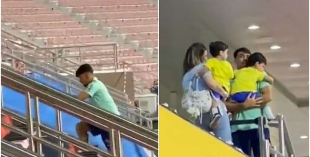 Papá al rescate: Lucas Paquetá y un tierno momento con su hijo en Qatar 2022...