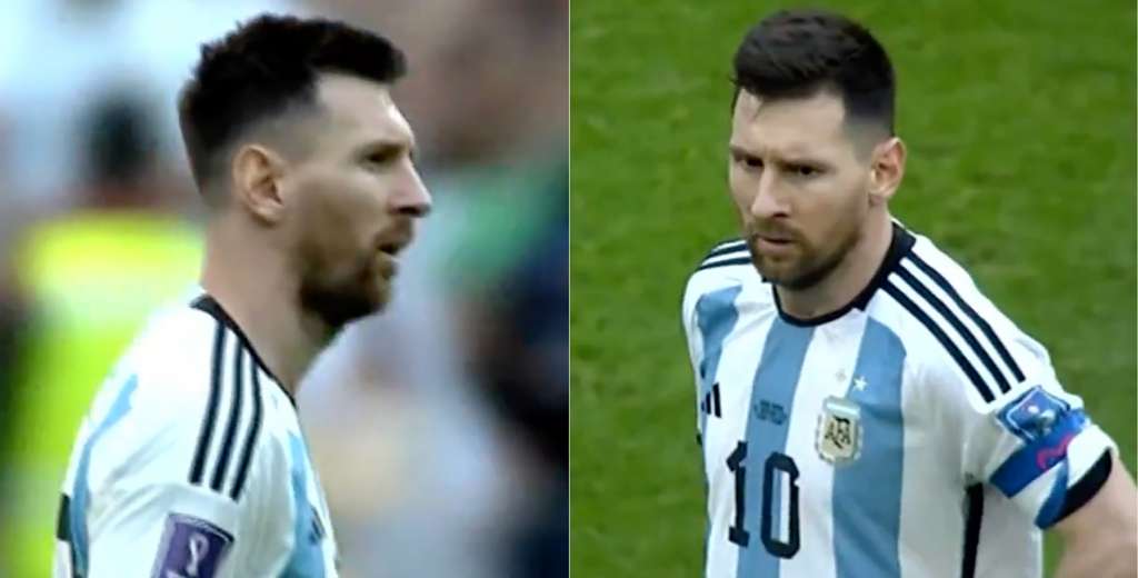 Para la historia: la reacción de Messi tras perder contra Arabia Saudita 