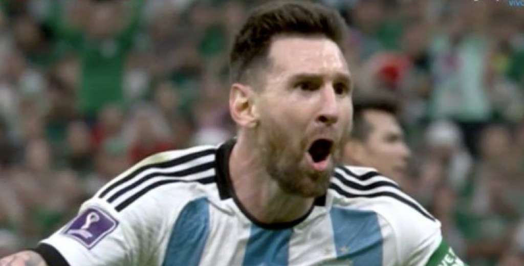 Como siempre, dio la cara: golazo de Lionel Messi en el duro partido ante México