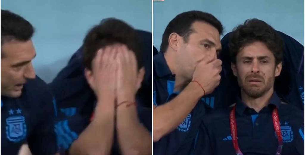 Para el infarto: la reacción de Pablo Aimar en el golazo de Lionel Messi...