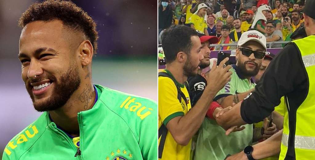 De no creer: El "Neymar" que atrajo las fotos en el partido de Brasil